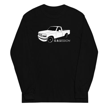 OBS Truck Long Sleeve Shirt Based On Single Cab F150 in black